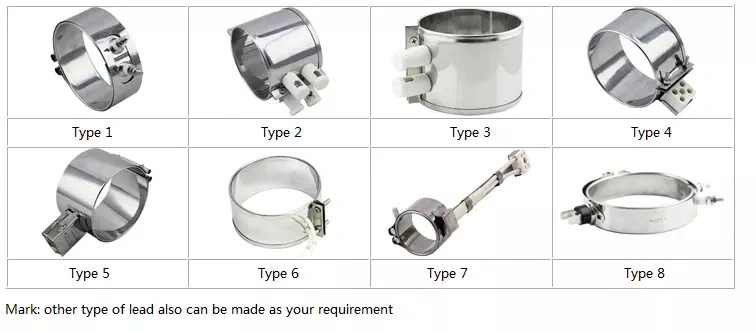 Customized Mica Insulated Nozzle Band Heater with Stainless Steel Sheath